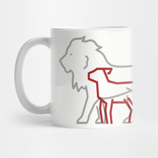 The Lion and the Lamb-Minimalist Mug